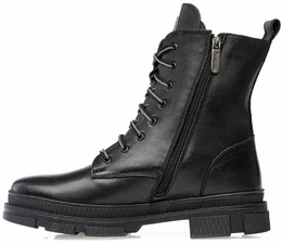 Женские черные ботинки Shoiberg (Натуральная шерсть)