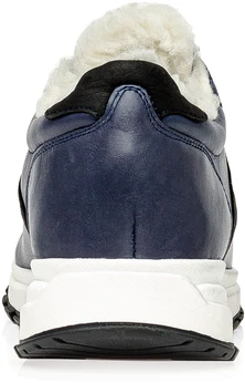 Женские синие кроссовки Shoiberg (Натуральная шерсть)