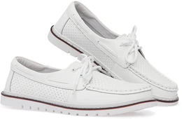 Женские белые топсайдеры Baden